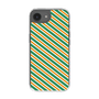 スリムプロテクションケース［ Small Stripe - Green × Orange ］