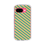 スリムプロテクションケース［ Small Stripe - Green × Orange ］