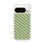 スリムプロテクションケース［ Small Stripe - Green × Orange ］