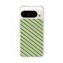 スリムプロテクションケース［ Small Stripe - Green × Orange ］