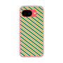 スリムプロテクションケース［ Small Stripe - Green × Orange ］