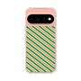 スリムプロテクションケース［ Small Stripe - Green × Orange ］