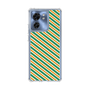 スリムプロテクションケース［ Small Stripe - Green × Orange ］