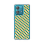 スリムプロテクションケース［ Small Stripe - Green × Orange ］