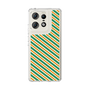 スリムプロテクションケース［ Small Stripe - Green × Orange ］