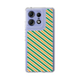 スリムプロテクションケース［ Small Stripe - Green × Orange ］