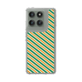 スリムプロテクションケース［ Small Stripe - Green × Orange ］