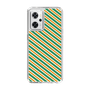 スリムプロテクションケース［ Small Stripe - Green × Orange ］