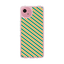 スリムプロテクションケース［ Small Stripe - Green × Orange ］