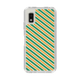 スリムプロテクションケース［ Small Stripe - Green × Orange ］