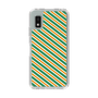スリムプロテクションケース［ Small Stripe - Green × Orange ］