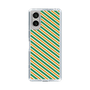 スリムプロテクションケース［ Small Stripe - Green × Orange ］