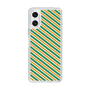 スリムプロテクションケース［ Small Stripe - Green × Orange ］