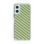 スリムプロテクションケース［ Small Stripe - Green × Orange ］