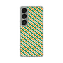スリムプロテクションケース［ Small Stripe - Green × Orange ］