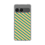 スリムプロテクションケース［ Small Stripe - Green × Orange ］