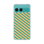 スリムプロテクションケース［ Small Stripe - Green × Orange ］