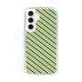 スリムプロテクションケース［ Small Stripe - Green × Orange ］