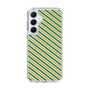 スリムプロテクションケース［ Small Stripe - Green × Orange ］