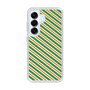 スリムプロテクションケース［ Small Stripe - Green × Orange ］