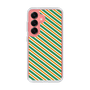 スリムプロテクションケース［ Small Stripe - Green × Orange ］