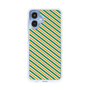 スリムプロテクションケース［ Small Stripe - Green × Orange ］