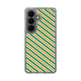 スリムプロテクションケース［ Small Stripe - Green × Orange ］
