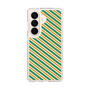スリムプロテクションケース［ Small Stripe - Green × Orange ］