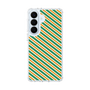 スリムプロテクションケース［ Small Stripe - Green × Orange ］