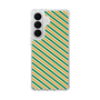 スリムプロテクションケース［ Small Stripe - Green × Orange ］