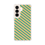スリムプロテクションケース［ Small Stripe - Green × Orange ］
