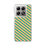 スリムプロテクションケース［ Small Stripe - Green × Orange ］