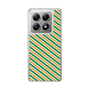 スリムプロテクションケース［ Small Stripe - Green × Orange ］