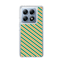 スリムプロテクションケース［ Small Stripe - Green × Orange ］