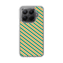 スリムプロテクションケース［ Small Stripe - Green × Orange ］