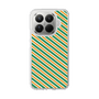 スリムプロテクションケース［ Small Stripe - Green × Orange ］