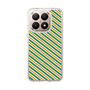 スリムプロテクションケース［ Small Stripe - Green × Orange ］
