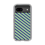 スリムプロテクションケース［ Small Stripe - Navy × Green ］