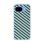 スリムプロテクションケース［ Small Stripe - Navy × Green ］