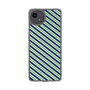 スリムプロテクションケース［ Small Stripe - Navy × Green ］