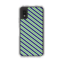 スリムプロテクションケース［ Small Stripe - Navy × Green ］