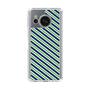 スリムプロテクションケース［ Small Stripe - Navy × Green ］