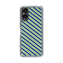 スリムプロテクションケース［ Small Stripe - Navy × Green ］