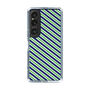 スリムプロテクションケース［ Small Stripe - Navy × Green ］