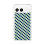 スリムプロテクションケース［ Small Stripe - Navy × Green ］
