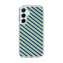 スリムプロテクションケース［ Small Stripe - Navy × Green ］