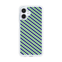 スリムプロテクションケース［ Small Stripe - Navy × Green ］