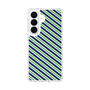 スリムプロテクションケース［ Small Stripe - Navy × Green ］