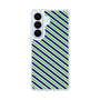スリムプロテクションケース［ Small Stripe - Navy × Green ］