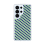 スリムプロテクションケース［ Small Stripe - Navy × Green ］